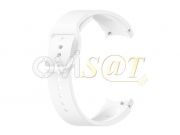 Correa blanca de silicona tamaño L para reloj inteligente Samsung Galaxy Watch5 40mm, SM-R905F